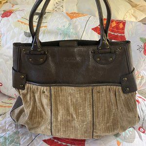 Lk New Vintage TreVero Handbag ~Tan and Brown